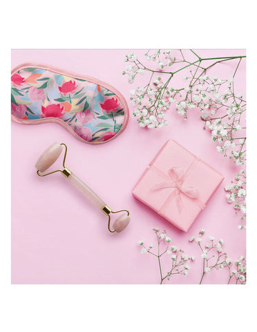 IS Gift Facial Rollers Jade & Rose Quartz