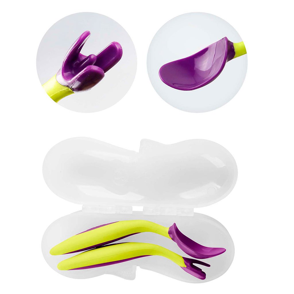 B.BOX Toddler cutlery set - passion splash