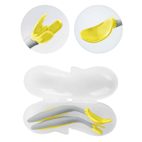 B.BOX Toddler cutlery set - lemon sherbet