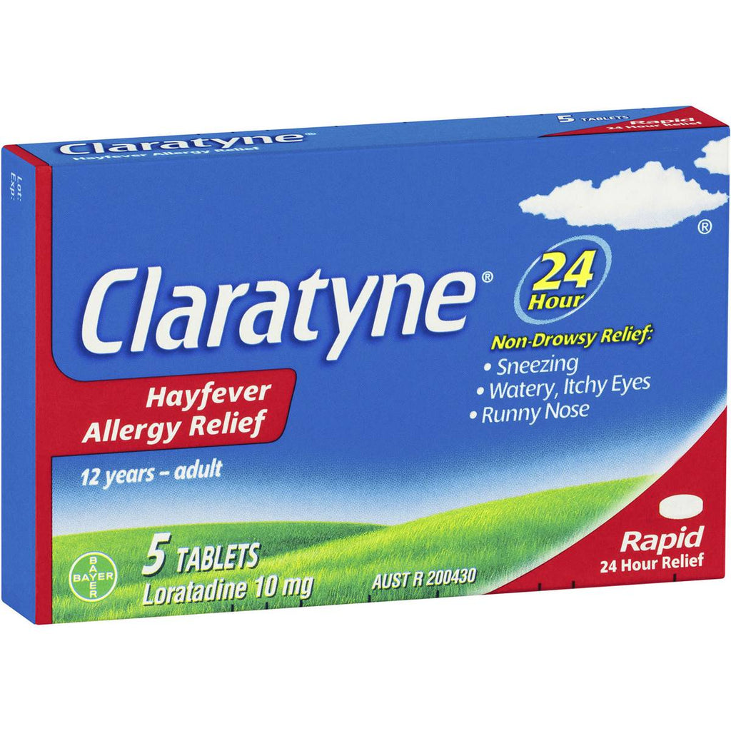 Claratyne Hayfever & Allergy Relief Antihistamine Tablets 5 pack