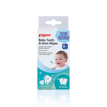 Load image into Gallery viewer, Pigeon Baby Tooth &amp; Gum Wipes 20 Pack