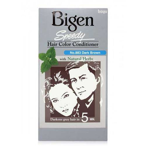 Hoyu Bigen Speedy Hair Color Conditioner 80g - No. 883 Dark Brown