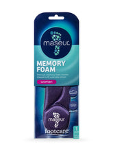 Load image into Gallery viewer, Maseur Footcare Memory Foam Womens 1 pair
