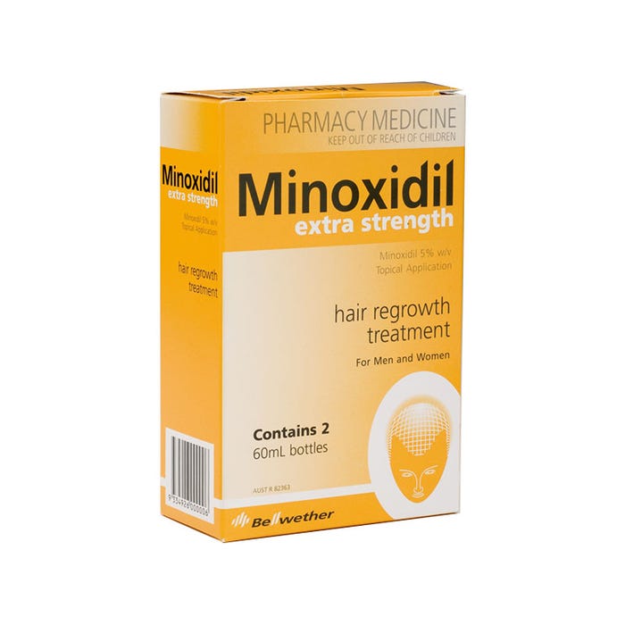 Minoxidil Extra Strength 5% - 2 Months Supply - 60mL (Limit ONE per Order)