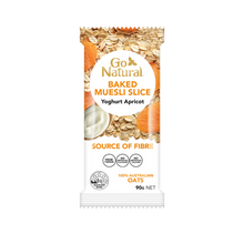 Load image into Gallery viewer, Go Natural BAKED MUESLI - YOGHURT APRICOT 90g
