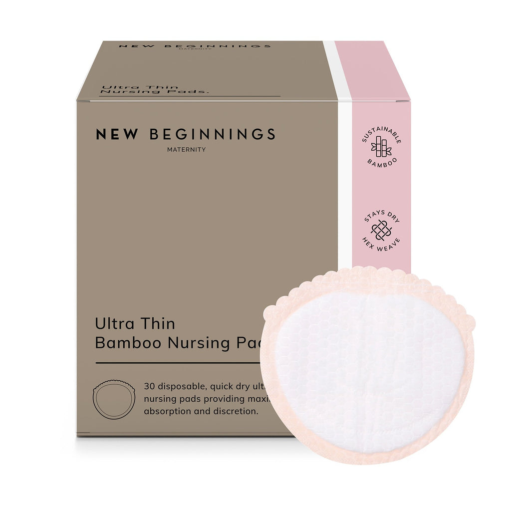 New Beginnings Bamboo Ultra Thin Disposable Breast Pad 30 Pack