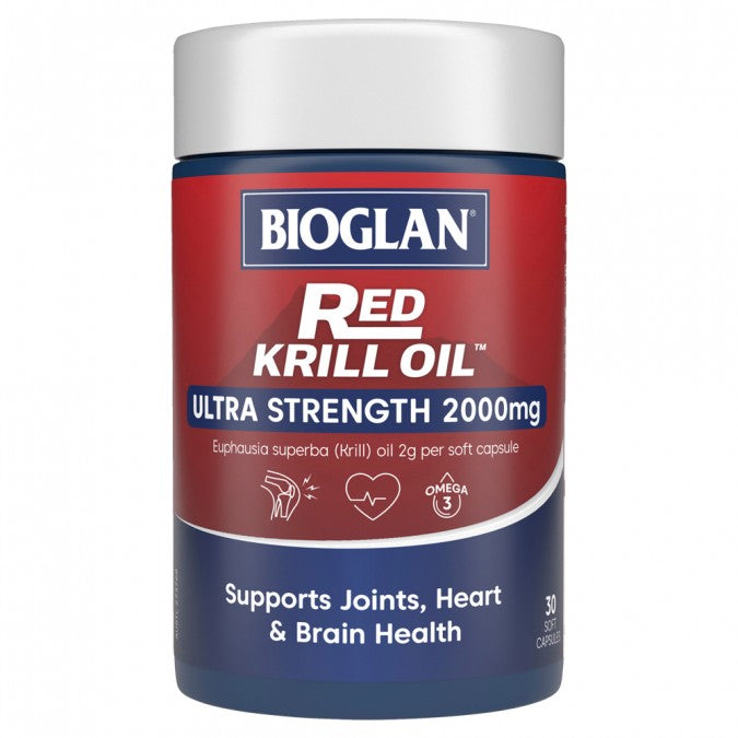 Bioglan Red Krill Oil 2000mg 30 Capsules