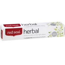 Load image into Gallery viewer, Red Seal Herbal Toothpaste 110g