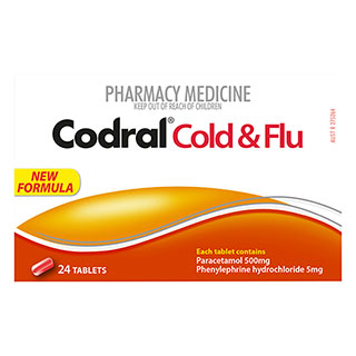 Codral PE Cold & Flu 24 Tablets (Limit ONE per Order)