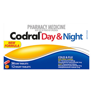 Codral PE Cold & Flu Day & Night 48 Tablets (Limit ONE per Order)