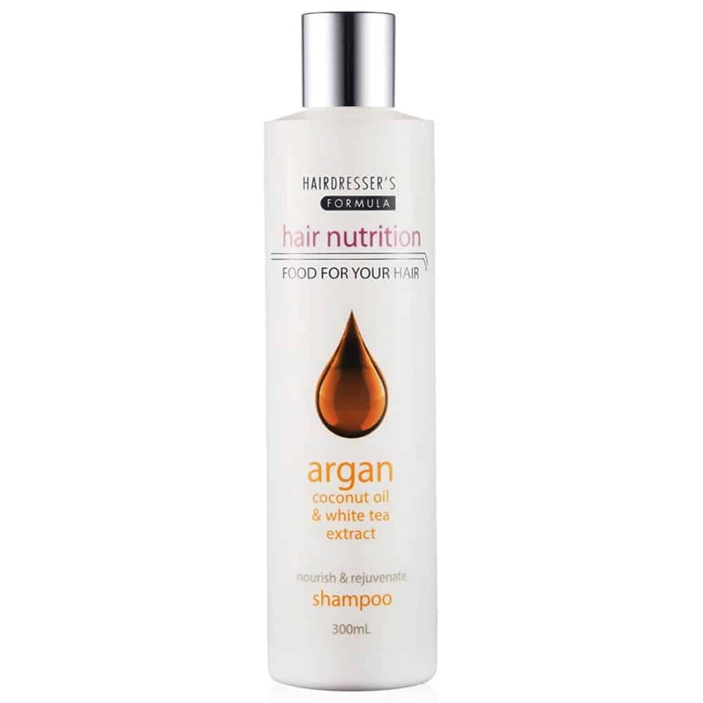 Hair Nutrition Argan Shampoo with Coconut Oil & White Tea Extract 300mL
