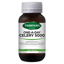 Load image into Gallery viewer, Thompson&#39;s One-a-day Celery 5000mg 60 Capsules