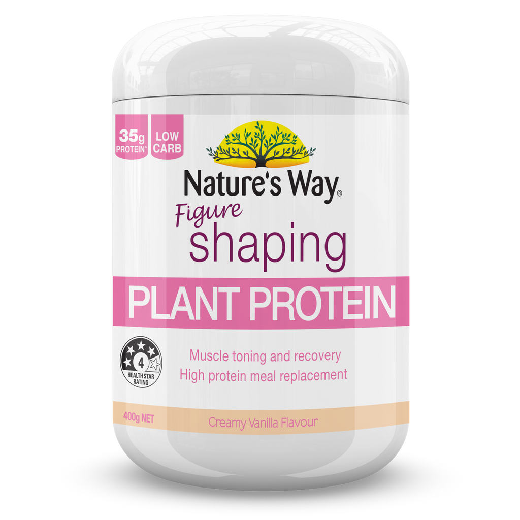 Nature's Way INSTANT NATURAL PROTEIN FIGURE SHAPING VANILLA 400G (Expiry 11/24)