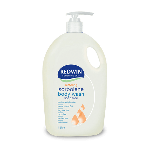 Redwin Sorbolene Body Wash with Vitamin E 1L (SLS Free)