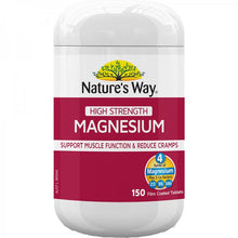 Load image into Gallery viewer, Nature&#39;s Way High Strength Magnesium 600mg 150 Tablets