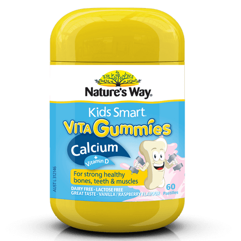 Nature's Way Kids Smart Vita Gummies Calcium + Vitamin D 60 Pastilles