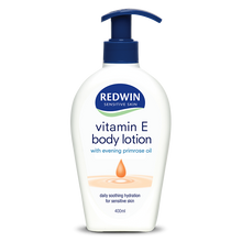 Load image into Gallery viewer, Redwin Body Lotion with Vitamin E and Evening Primrose Oil 400ml Pump
