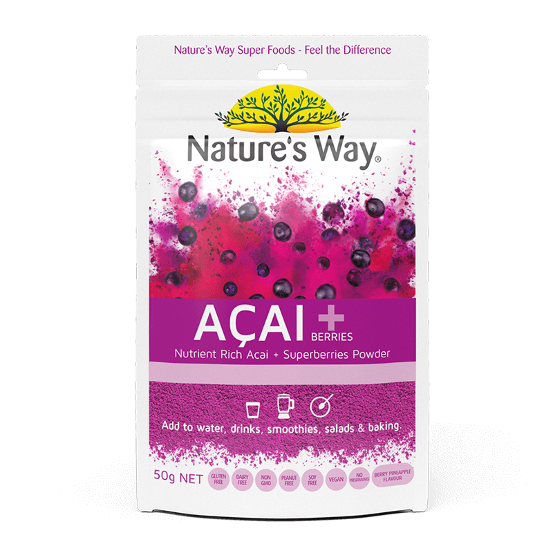 Nature's Way Superfoods Acai + Berries 50g