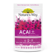 Load image into Gallery viewer, Nature&#39;s Way Superfoods Acai + Berries 50g