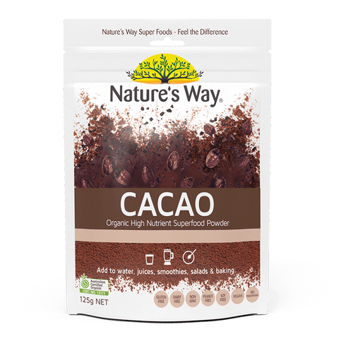 Nature's Way Superfoods CACAO POWDER 125g (Expiry 12/24)