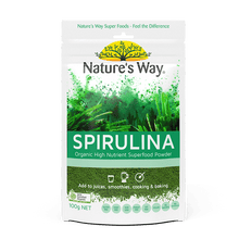 Load image into Gallery viewer, Nature&#39;s Way SUPERFOODS SPIRULINA 100g