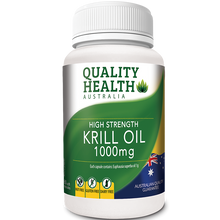 Load image into Gallery viewer, Quality Health High Strength Krill Oil 1000mg 60s