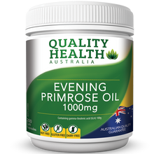 Load image into Gallery viewer, Quality Health Evening Primrose oil 200 Soft Capsules