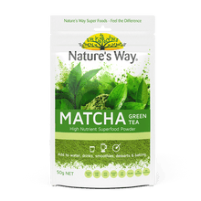 Load image into Gallery viewer, Nature&#39;s Way Superfoods MATCHA GREEN TEA 50g