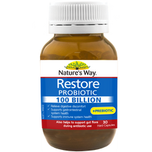 Load image into Gallery viewer, Nature&#39;s Way Restore Probiotic 100 Billion 30 Capsules