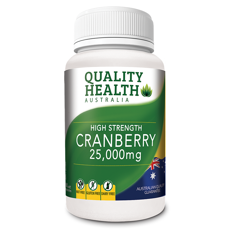 Quality Health Cranberry 25,000mg 60 Capsules