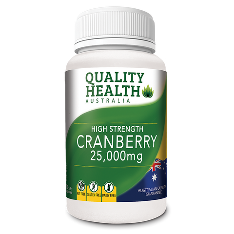 Quality Health Cranberry 25,000mg 60 Capsules