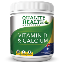 Load image into Gallery viewer, Quality Health Vitamin D &amp; Calcium 600mg 300s