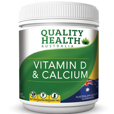Quality Health Vitamin D & Calcium 600mg 300s