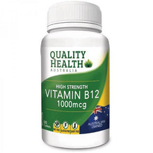 Load image into Gallery viewer, Quality Health Vitamin B12 1000mcg 90 Tablets