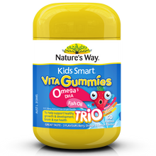 Load image into Gallery viewer, Nature&#39;s Way Kids Smart Vita Gummies Omega 3 DHA Trio 60 Gummies