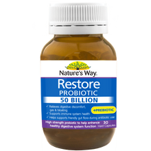 Load image into Gallery viewer, Nature&#39;s Way Restore Probiotic 50 Billion 30 Hard Capsules