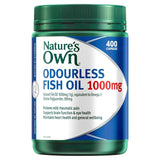Nature's Own Omega 3 Odourless Fish Oil 1000mg 400 Capsules