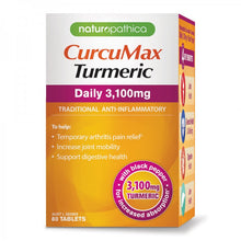 Load image into Gallery viewer, Naturopathica Curcumax Turmeric 3,100mg 80 Tablets