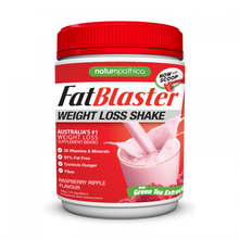 Load image into Gallery viewer, Naturopathica Fatblaster WEIGHT LOSS SHAKE RASPBERRY 30% LESS SUGAR 430G