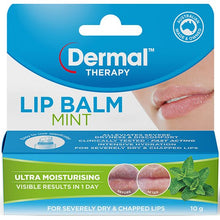 Load image into Gallery viewer, Dermal Therapy Lip Balm Mint 10g