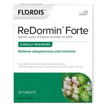 Load image into Gallery viewer, Flordis ReDormin Forte 30 Tablets (Expiry 03/2024)