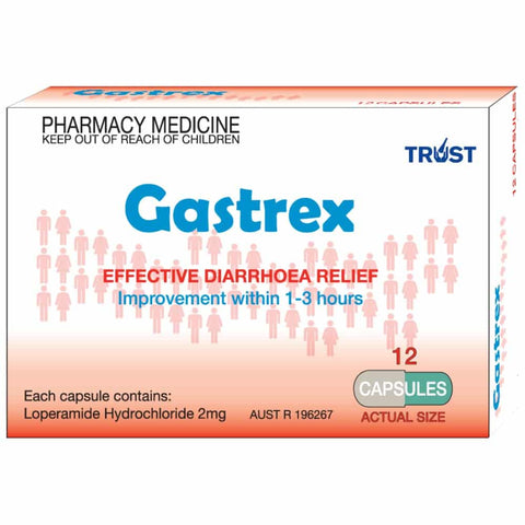 Trust Gastrex 2mg 12 Capsules (Limit ONE per Order)