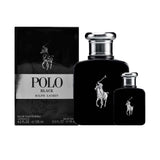 Ralph Lauren Polo Black Travel Exclusive for Men Eau de Toilette 125mL + 15mL 2 Piece Gift Set