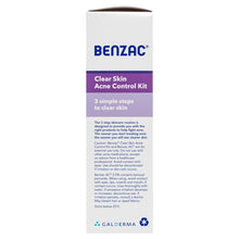 Load image into Gallery viewer, Benzac 3 Step Clear Skin Acne Control Kit