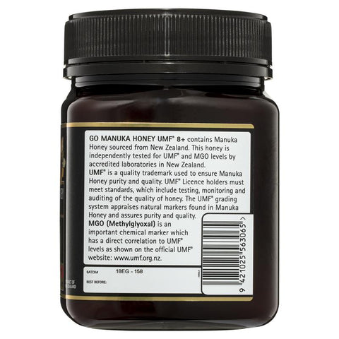 GO Healthy Manuka Honey UMF 8+ (MGO Healthy 185+) 1kg