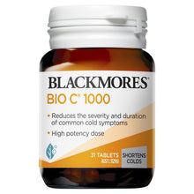 Load image into Gallery viewer, Blackmores Bio C 1000mg 31 Tablets Vitamin C
