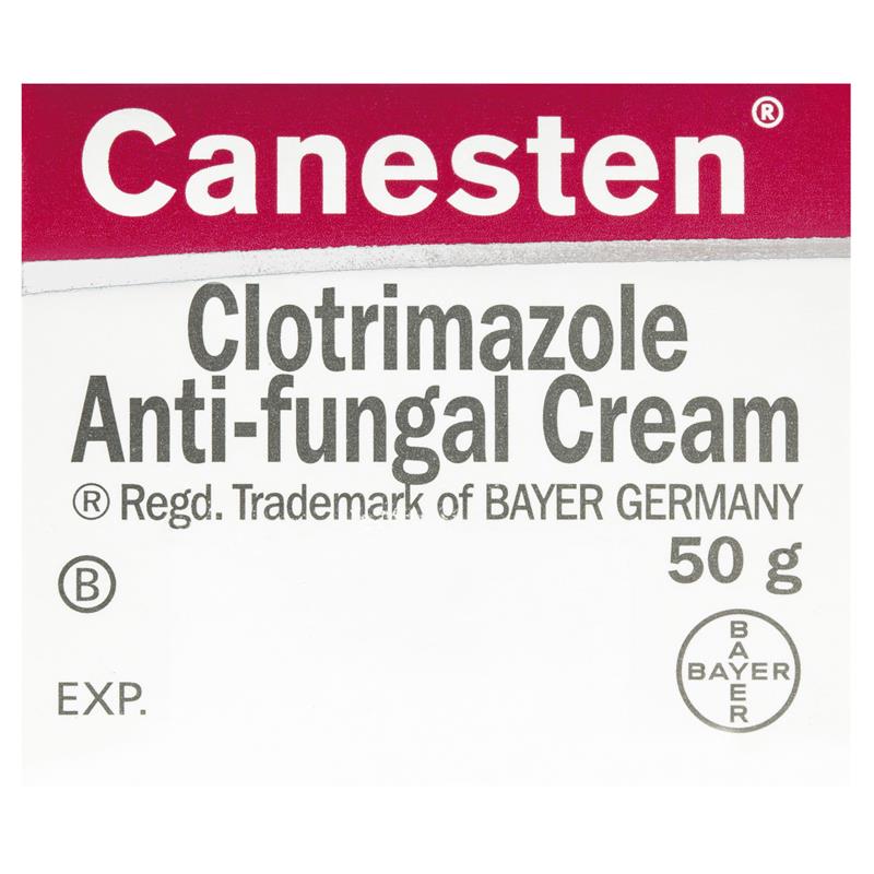 Canesten Anti-fungal 1% Clotrimazole Cream 50g Topical (Limit ONE per Order)