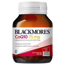 Load image into Gallery viewer, Blackmores CoQ10 75mg 90 Capsules