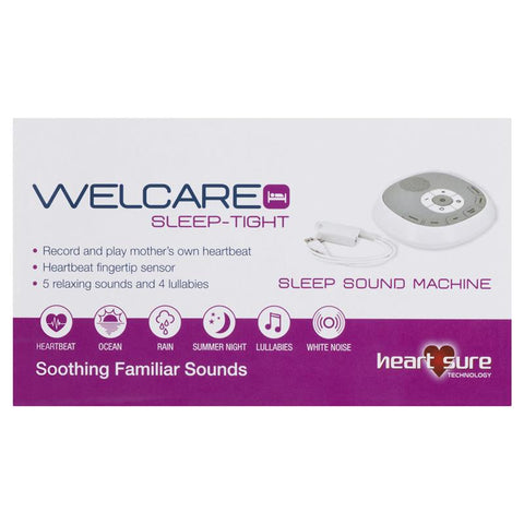 Welcare Sleep Tight Sleep Sound Machine - Plays Mother's Own Heartbeat WSS 100