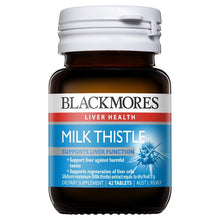Load image into Gallery viewer, Blackmores Milk Thistle 42 Tablets